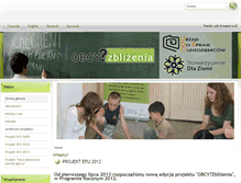 Tablet Screenshot of obcyzblizenia.dlaziemi.org